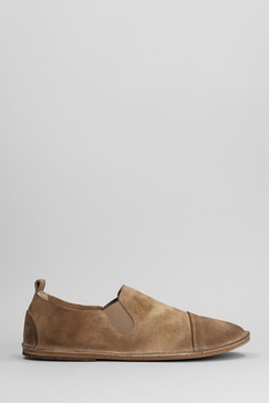 Loafers In Beige Suede