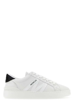 Moncler Woman White Leather Monaco M Sneakers