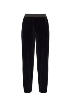 Velvet Loose Fit Trousers Emporio Armani