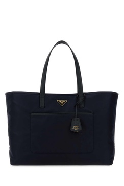 Midnight Blue Re-nylon Large Re-edition 1978 Shopping Bag