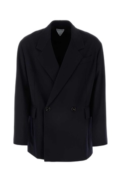 Bottega Veneta Man Midnight Blue Wool Blazer