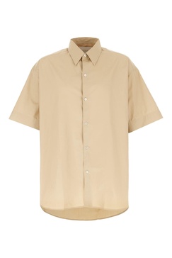 Sand Cotton Oversize Shirt