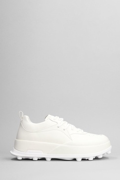 Sneakers In White Leather