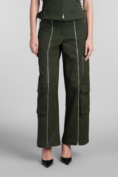 Fabiana Pants In Green Cotton