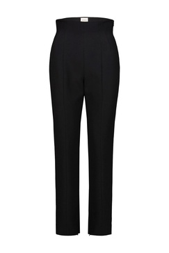 Khaite High Waist Straight-Leg Tailored Trousers