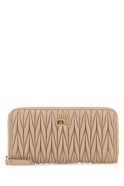 Powder Pink Nappa Leather Wallet