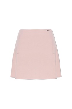 Logo Embroidered Mini Skirt