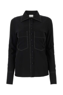 Black Silk Blend Shirt