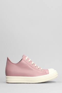 Low Sneaks Sneakers In Rose-pink Leather