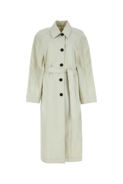 Chalk Cotton Ventile Trench Coat