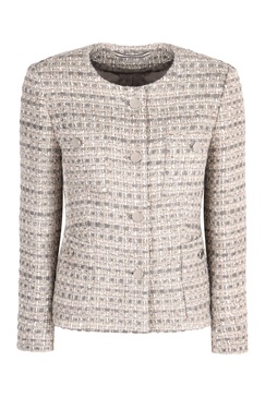 Tagliatore Beverly Boucle Jersey Single-Breasted Jacket