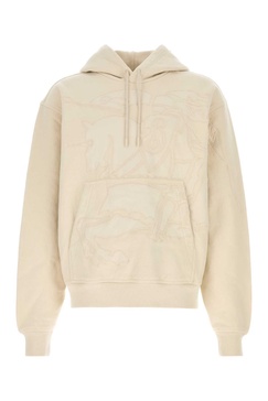 Sand Cotton Blend Sweatshirt