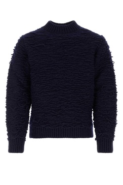 Navy Blue Wool Sweater