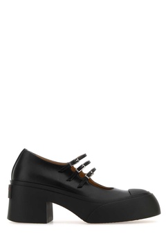 Marni Woman Black Leather Pablo Mary Jane Pumps