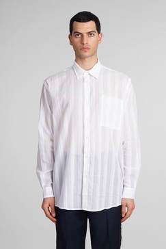 Erzin Shirt In White Cotton