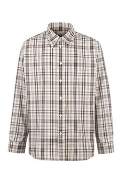 Bottega Veneta Checked Buttoned Shirt