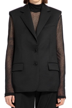 Single-breasted Tailored Gilet