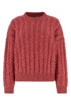 Miu Miu Logo Patch Knitted Jumper