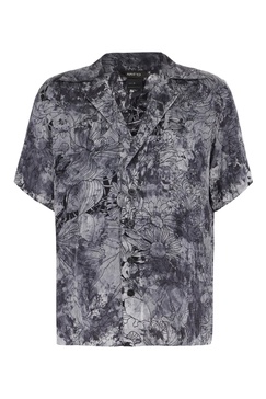 Printed Stretch Silk Shirt