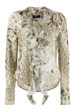 Printed Georgette Blouse Blumarine