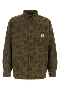 Printed Denim L/s Duck Shirt