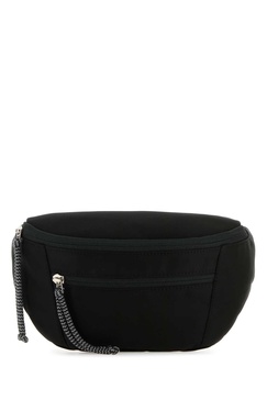 Lanvin Man Black Nylon Curb Belt Bag