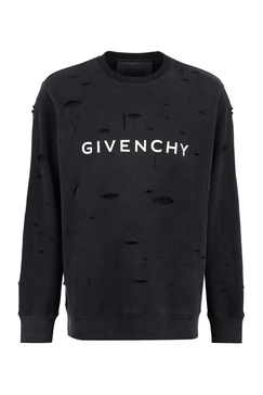 Givenchy Logo Embroidered Crewneck Sweatshirt