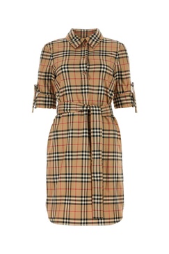 Burberry Woman Embroidered Cotton Shirt Dress