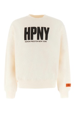 Ivory Cotton Sweatshirt