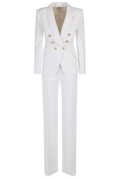 Elisabetta Franchi Double Layer Stretch Crepe Suit