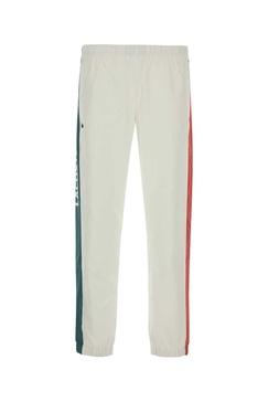 White Polyester Joggers