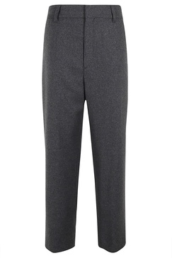 Tapered Flannel Trousers