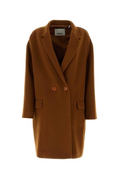 Isabel Marant Woman Brown Wool Blend Efegozi Coat