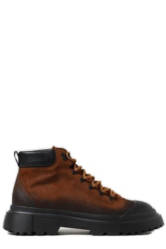 H619 Chunky-sole Lace-up Boots Hogan