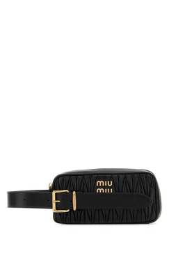 Miu Miu Logo-Lettering Zipped Clutch Bag