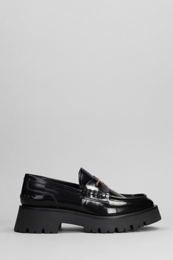 Loafers In Black Leather