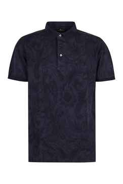 Etro Short Sleeve Cotton Polo Shirt