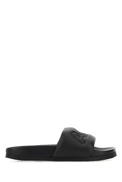 Ambush Man Black Leather Slippers