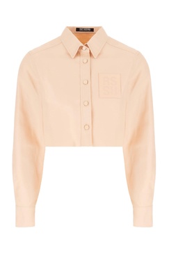 Peach Piquet Shirt