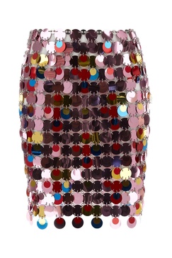 Multicolor Maxi Sequins Skirt