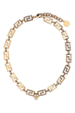 Gold Metal Greca Necklace