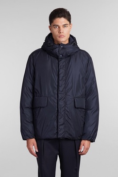 Byron Puffer In Blue Polyamide