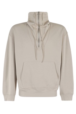 Helmut Lang Funnel Neck Drawstring Hoodie