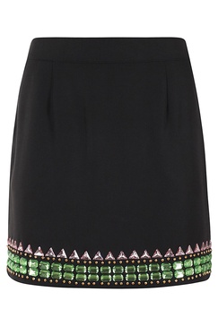 Glaciers Embellished Skirt