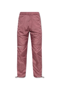 Moncler 1952 Logo Printed Straight Leg Trousers