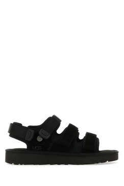 Black Suede Goldencoast Sandals