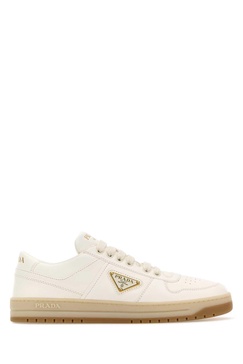 Ivory Nappa Leather Downtown Sneakers