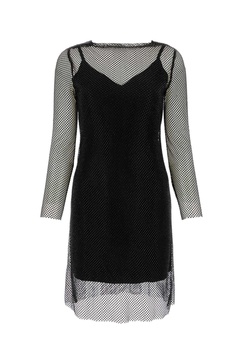 Max Mara Woman Embellished Mesh Vezzo Mini Dress