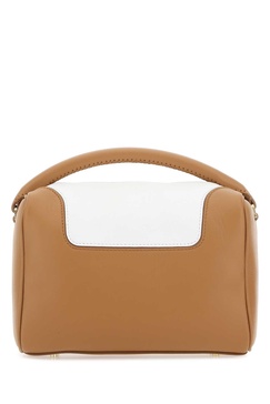 Two-tone Leather Treasure Handbag