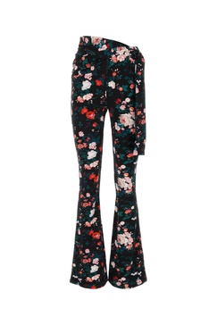 Printed Stretch Viscose Pant